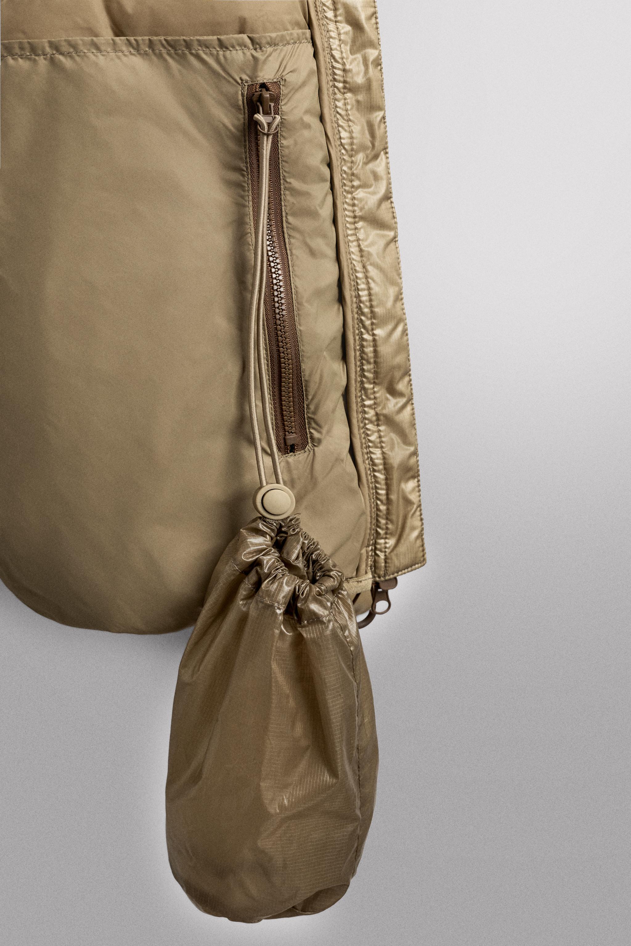 PACKABLE 100% FEATHER PUFFER JACKET